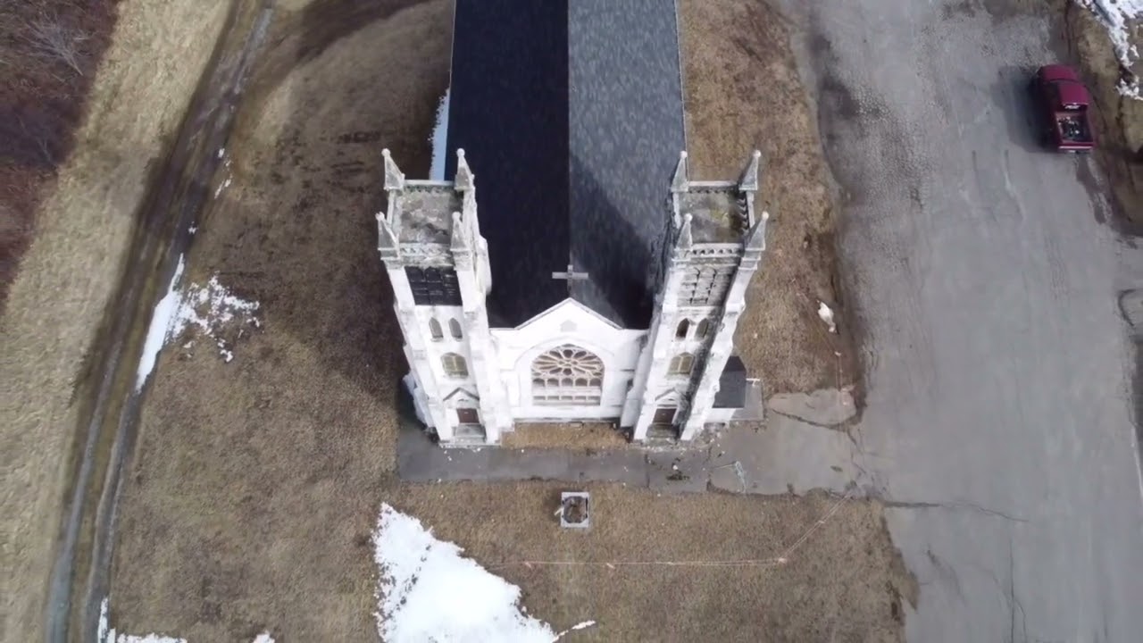 St. Alphonsus Roman Catholic Church 4K DRONE FOOTAGE