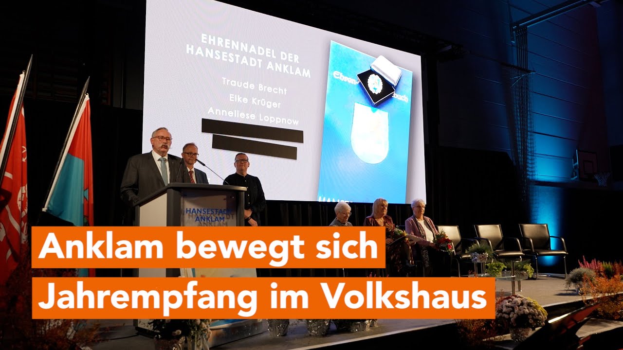 Anklam feiert Anklam – Jahresempfang 2025 mit Rückblick, Ausblick, Ehrungen