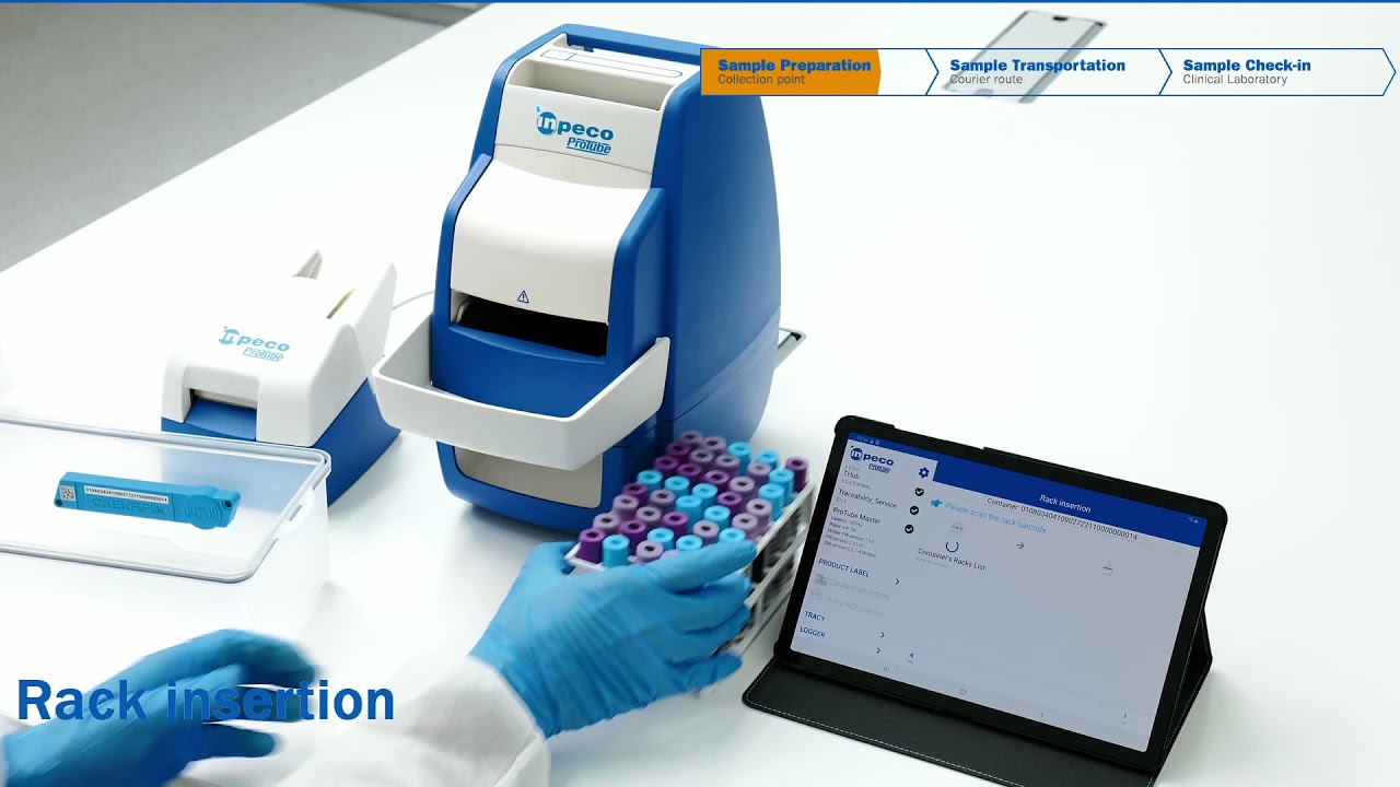 Inpeco ProTubeTM Transport - Full sample traceability from blood collection to the clinical lab