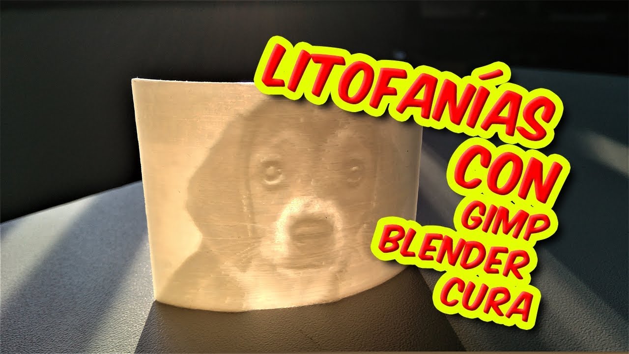 [TUTORIAL] Diseña e imprime en 3d tus fotos [LITOFANÍAS] con Gimp, blender y Cura