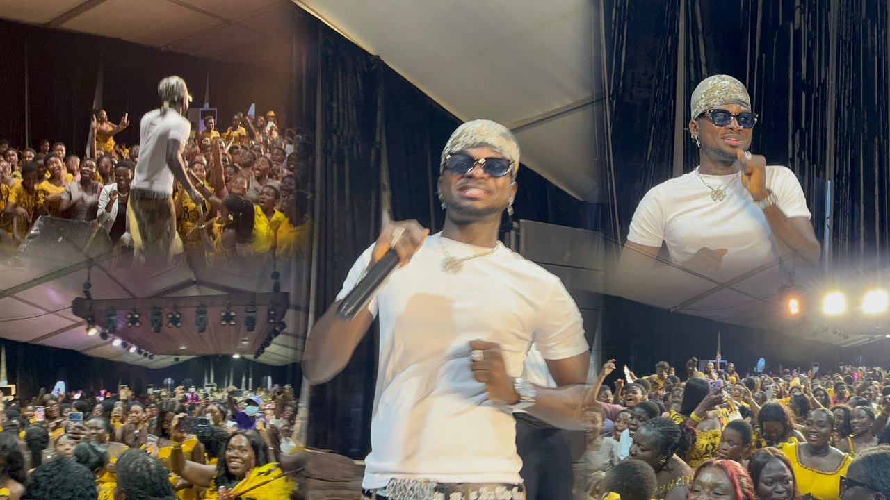 Kuami Eugene Surprises Crowd at Holy Child School 80th Anniversary | Electrifying Performance 🎤