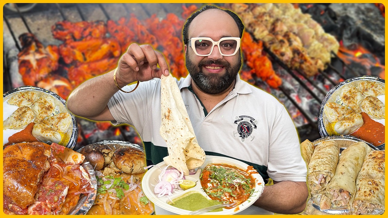 Street Food DILSHAD GARDEN | Makhan Momos, Cheese Hotdog, Litti Chokha, Chicken Malai Tikka Roll