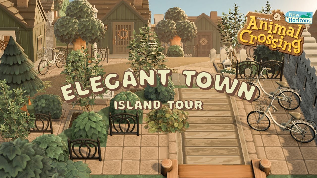 Идеальный, элегантный и естественный тур по острову Таун // Animal Crossing Новые горизонты