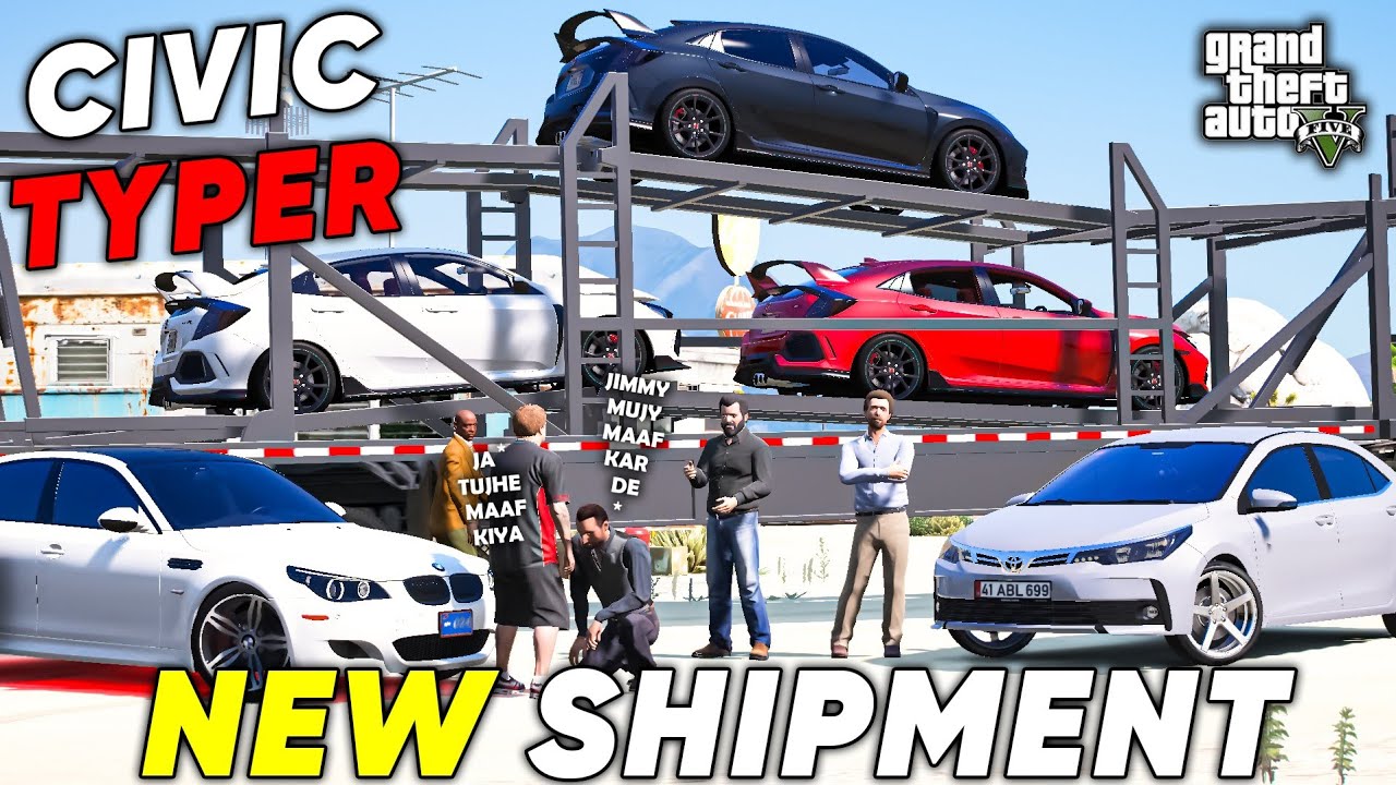 NEW SHIPMENT FOR SHOWROOM | HONDA CIVIC TYPRE R | GTA 5 | Real Life Mods #535 | URDU |