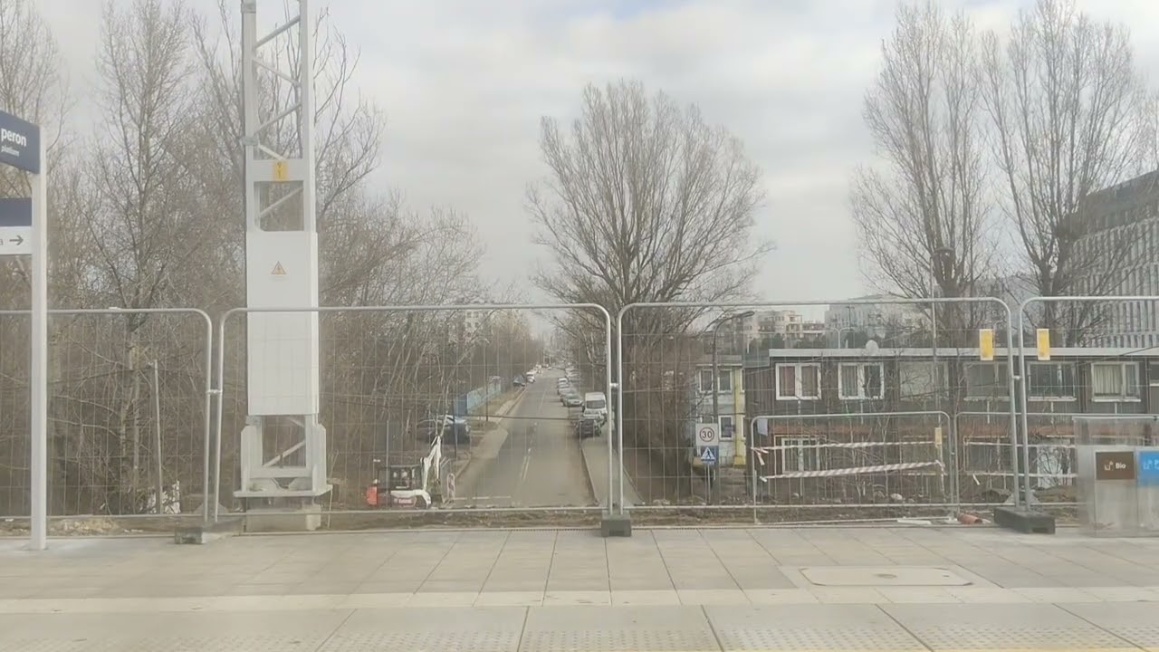 Budowa stacji tech-postojowej metra i peronu Warszawa Ursus P&oacute;łnocny 3.03.2026.