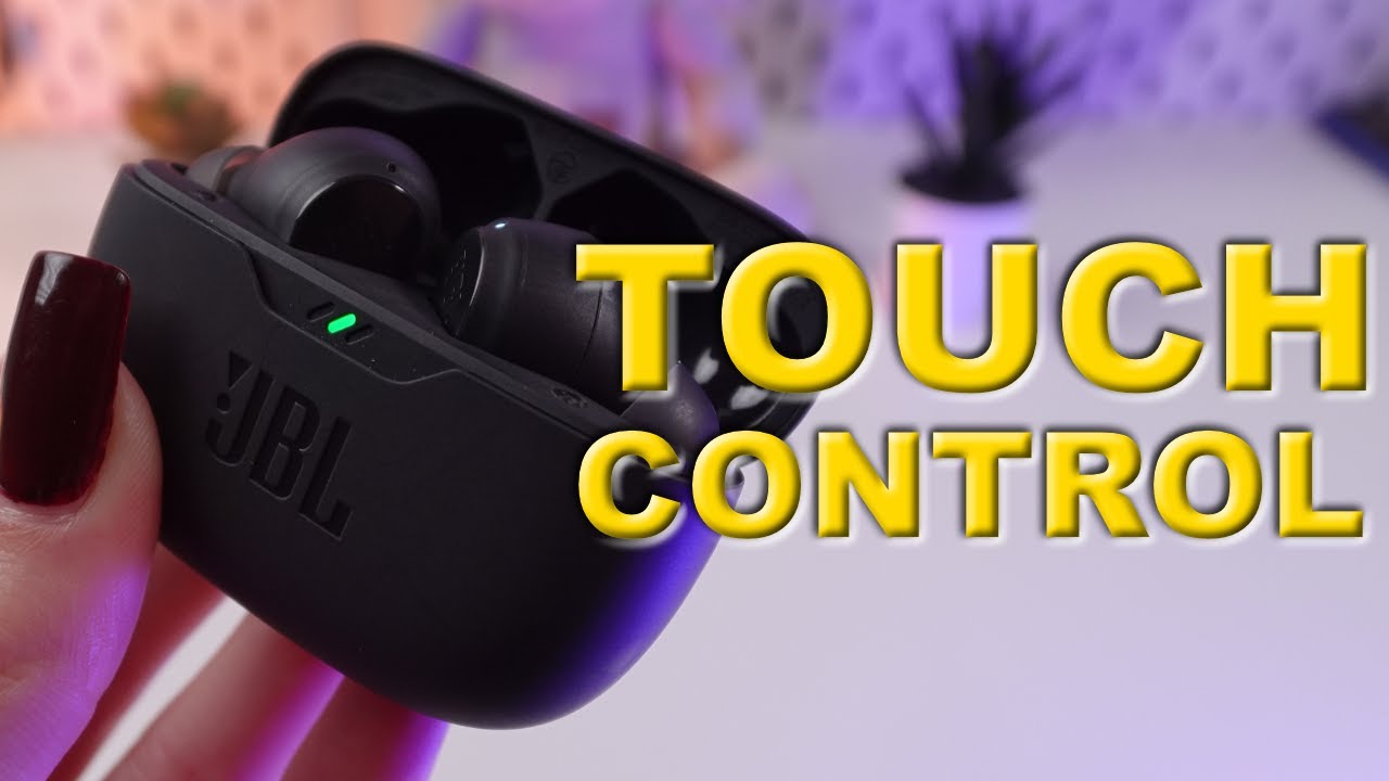 JBL Wave Beam Earbuds How to Use Touch Control