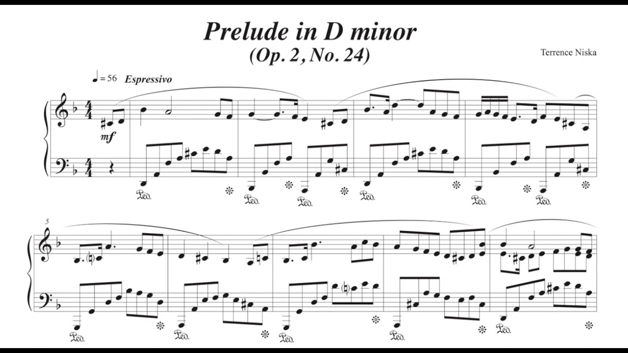 Prelude in D minor Op. 2, No. 24