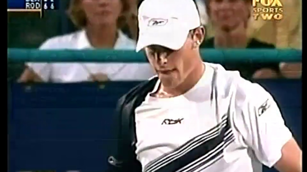 Andy Roddick vs James Blake 2003 Cincinnati Highlights