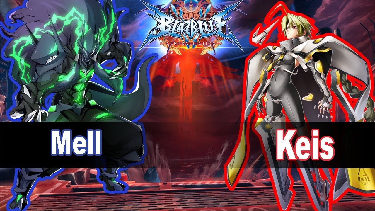 BBCF: Mell (Susanoo) vs Keis (Lambda) Blazblue Central Fiction Ranked Match