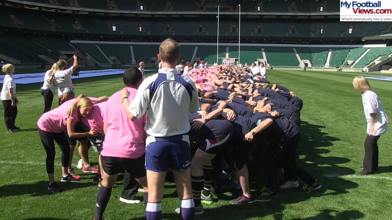 World record broken for biggest ever rugby scrum