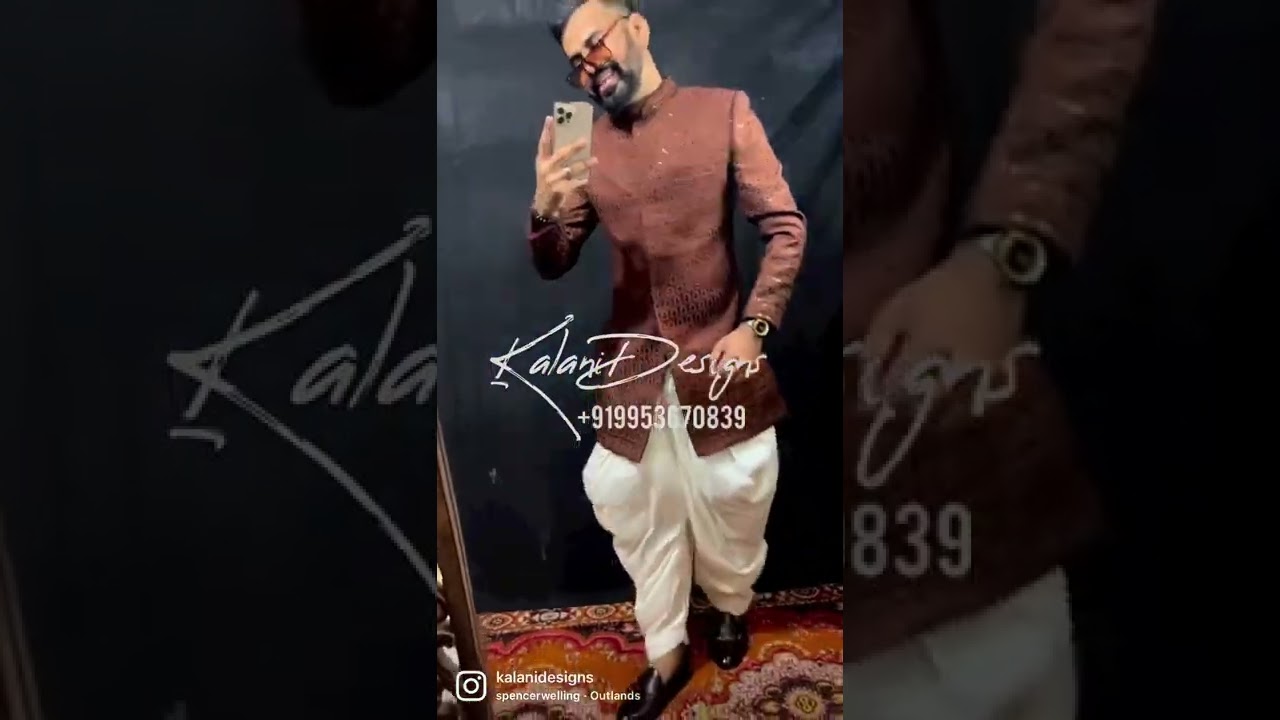 Designer Achkan Work Designs for Men