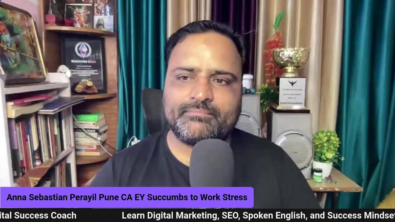 Anna Sebastian Perayil Pune CA EY Succumbs to Work Stress