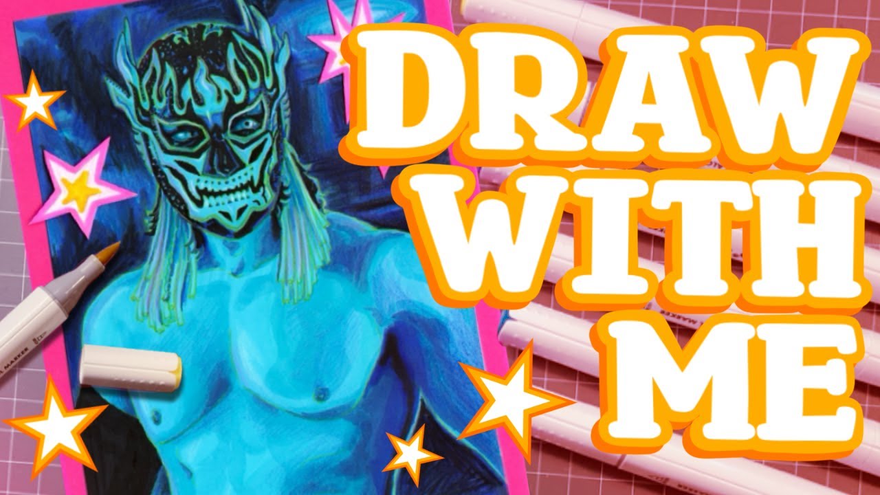 ✨Chatty Draw with Me ✨|| Grabie Alcohol Markers 🎨