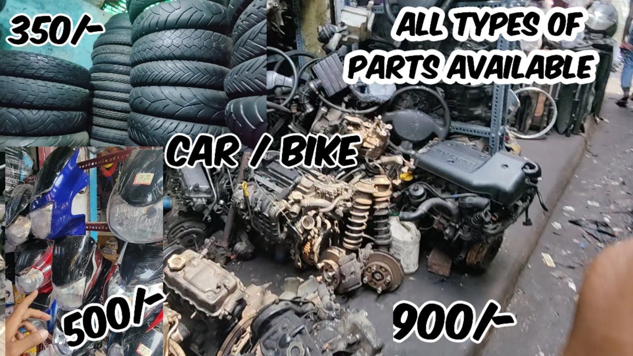 KOLKATA's Cheapest second hand Motorcycle parts market 😱