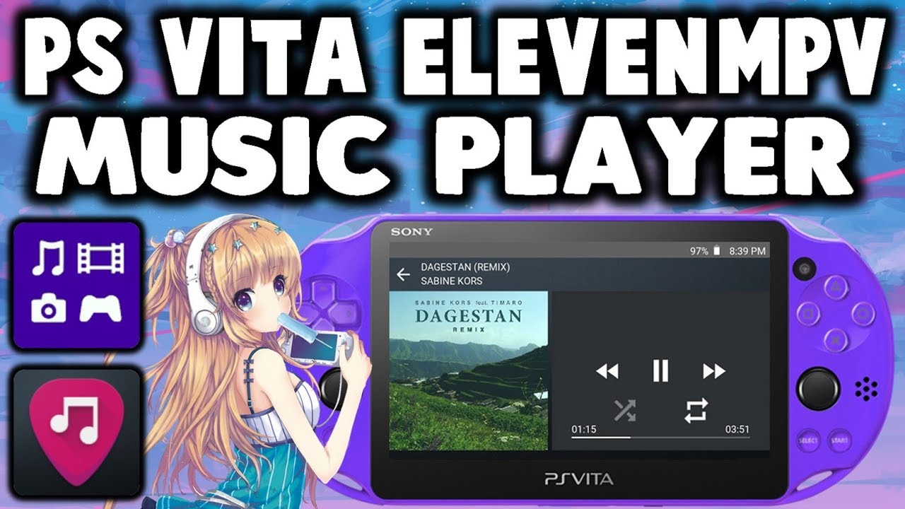 НОВИНКА! MP3-плеер PS Vita ElevenMPV! Приложение Homebrew!