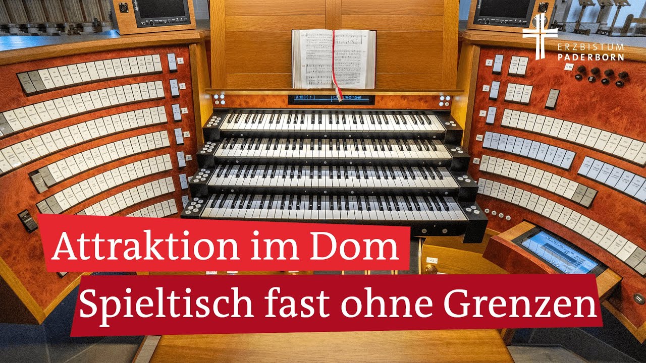 Der neue Orgelspieltisch im Hohen Dom zu Paderborn