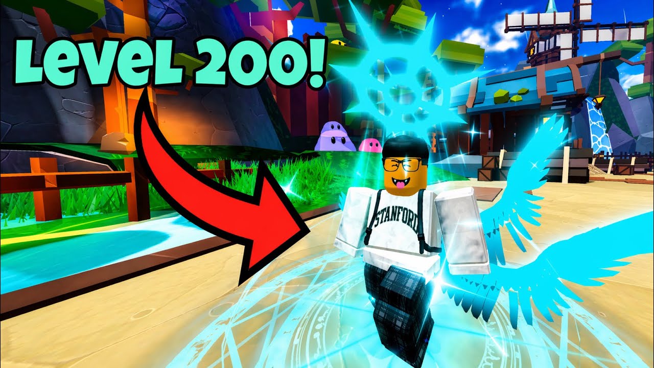 I finally hit level 200 in  Roblox bedwars 