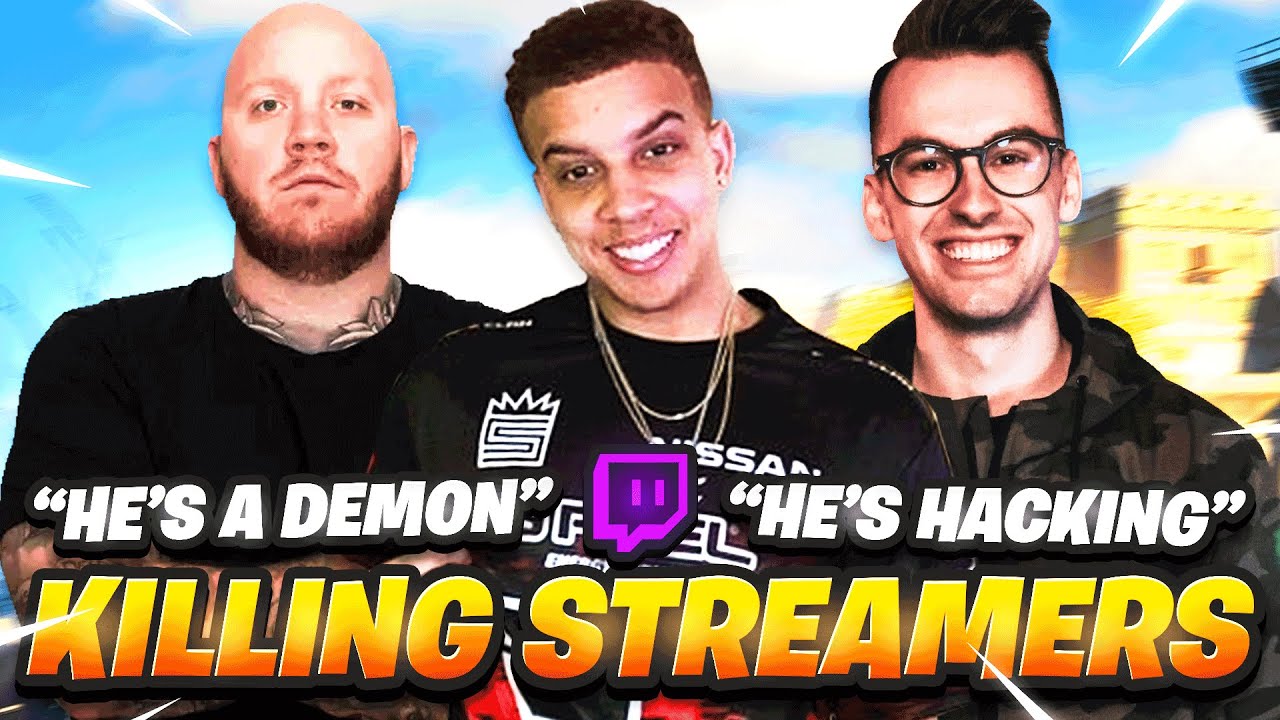 Killing Twitch Streamers on Rebirth Island! (Warzone)