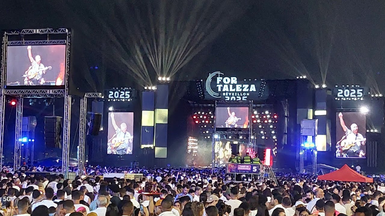 MELHORES MOMENTOS DO SHOW DA VIRADA DE 2024 PARA 2025 - PRAIA 🌴 DE IRACEMA - FORTALEZA-CEARÁ-BRASIL.