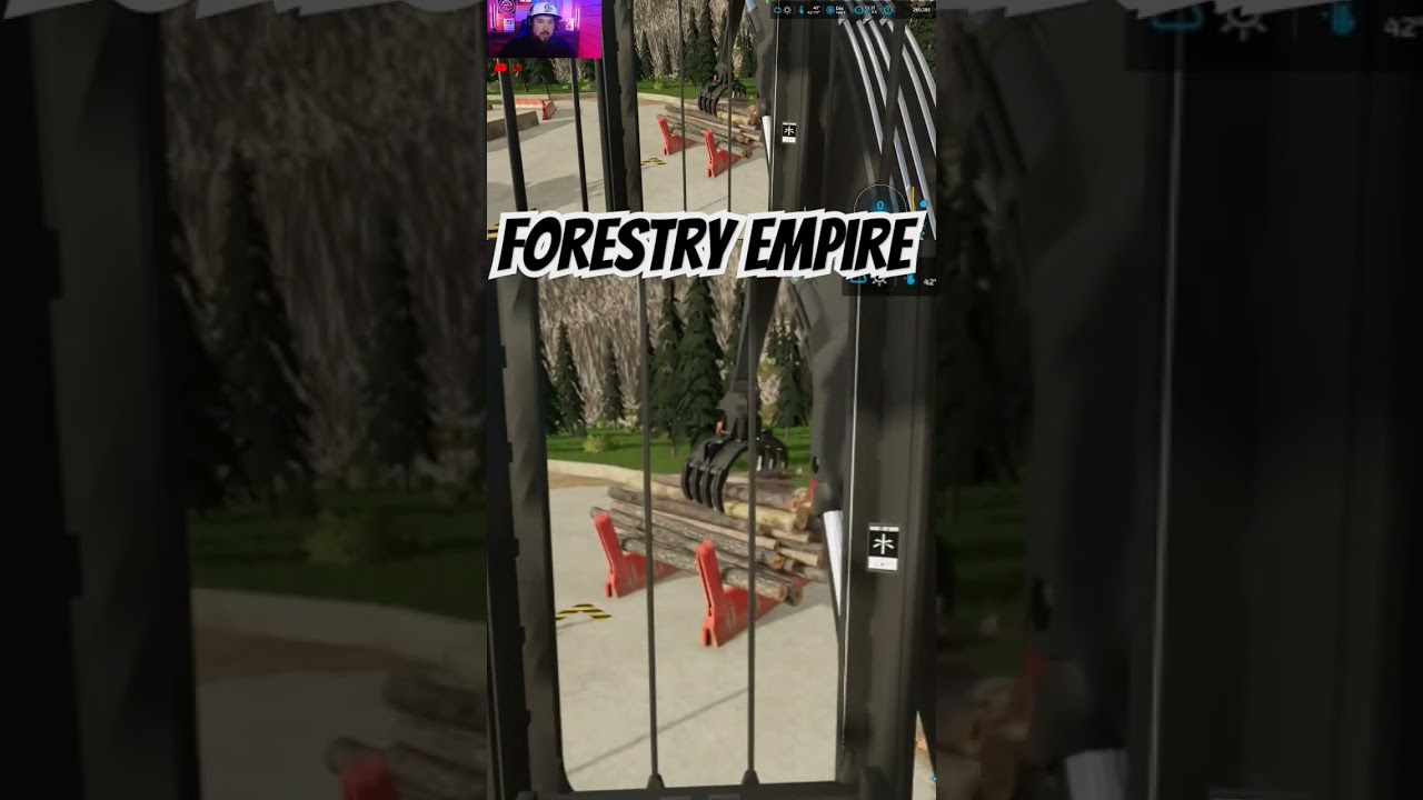 Selling logs to the Sawmill - Forestry Empire - FS22 - Logging and forestry - Axe Mountain 