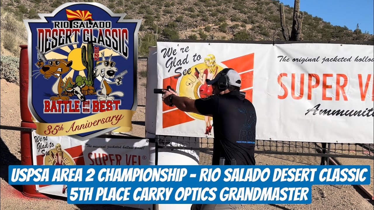2022 USPSA Area 2 Championship - 5th place Carry Optics Grandmaster