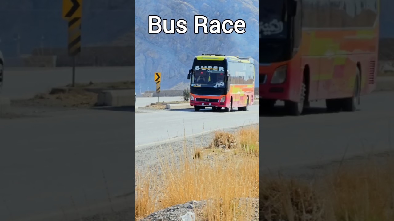 Bus Race | Hyundai VS Daewoo | Back to back Quetta Buses | Bus TV 