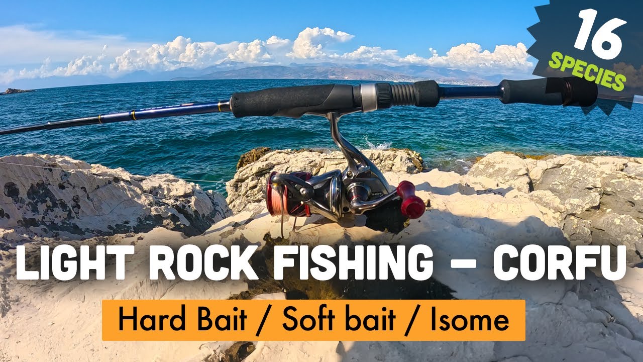 Light Rock Fishing Corfu - LRF - 16 Species - Harbour / Rocks / Beach