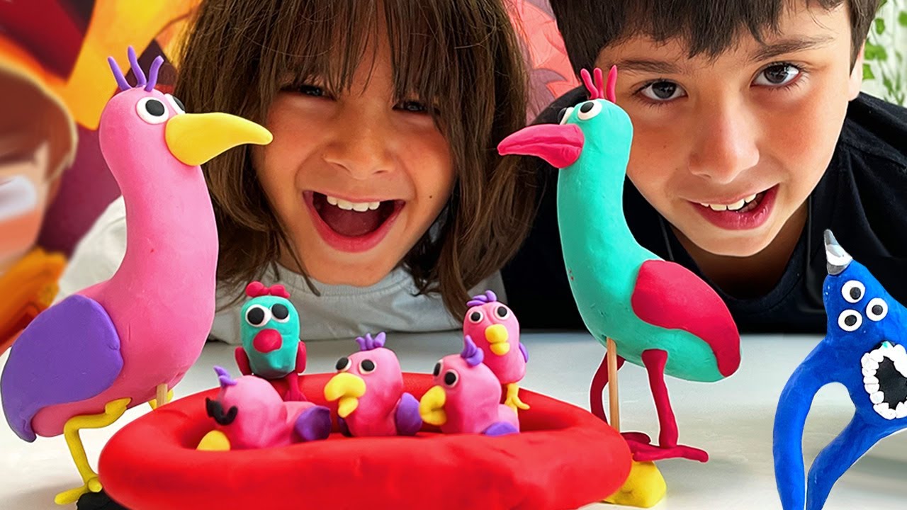 Las figuras de Plastilina de GARTEN of BAN BAN 3!! Opila, Tarta y Baby Opilas