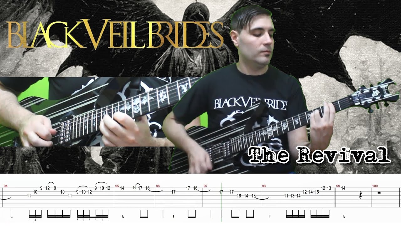 Black Veil Brides - The Revival (Guitar Cover + TABS) | [NEW SONG 2022]