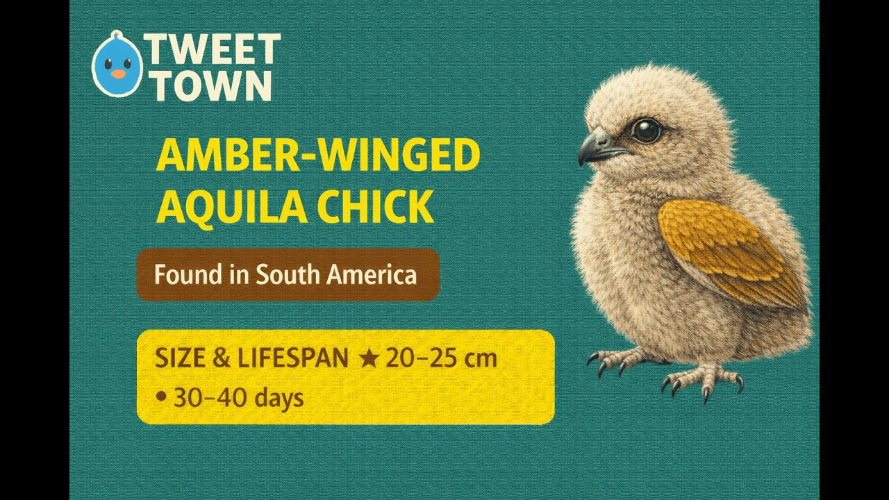 Amber Winged Aquila Chick