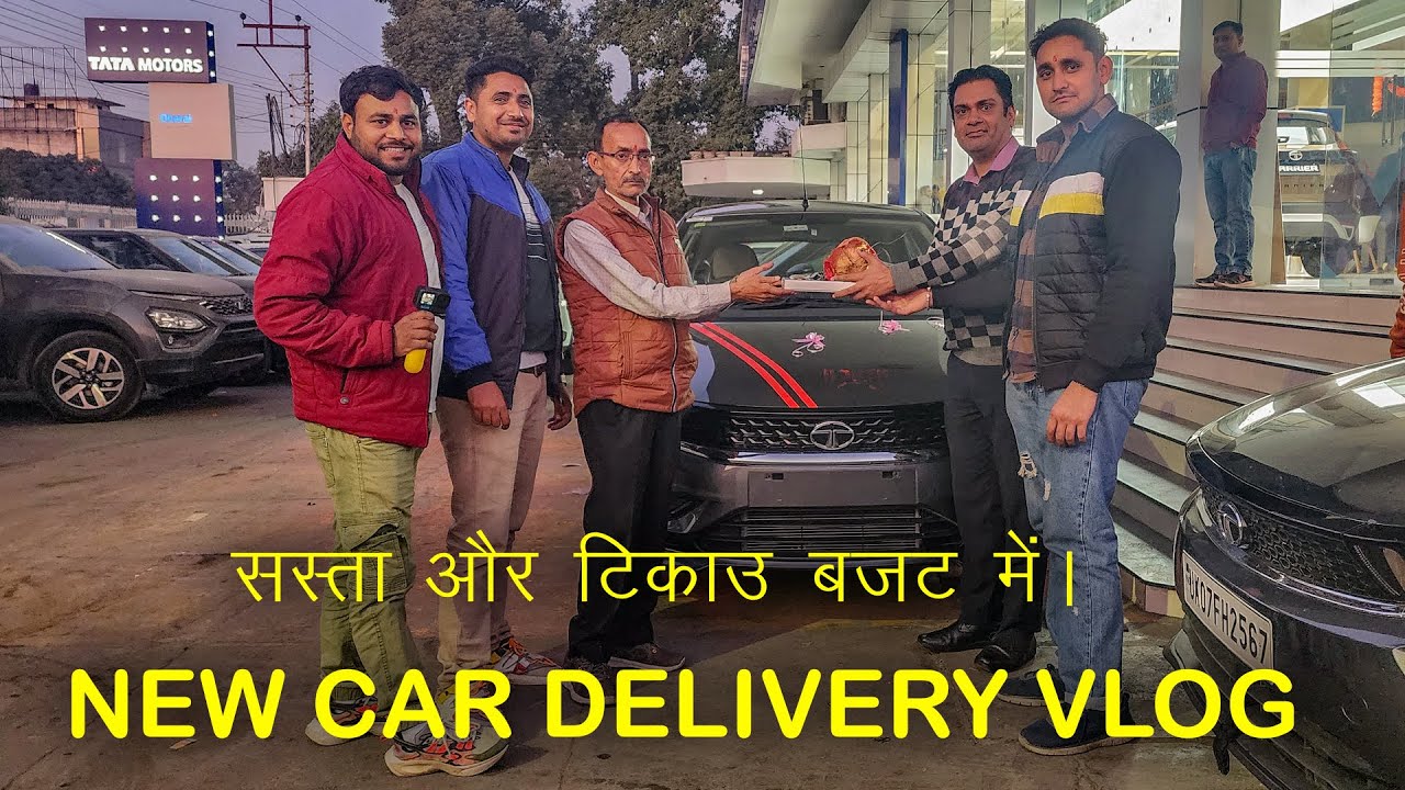 NEW CAR DELIVERY VLOG❤️TIAGO I New Tata Tiago XT-NEW Variant Walkaround | Car Quest