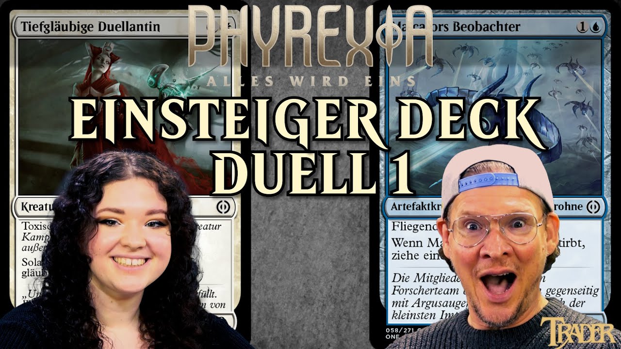MTG Phyrexia all will be one Einsteiger Deck Duell 1 | Magic the Gathering deutsch | Trader 2023