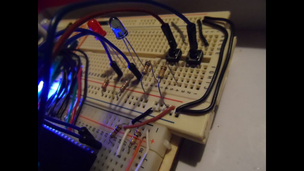 sensores opticos: encendido y apagado de led y sensor IR por medio de pushButtons