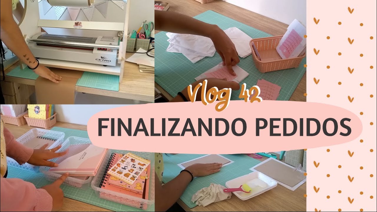 Studio Vlog #42 ✨Rotina de trabalho finalizando pedidos