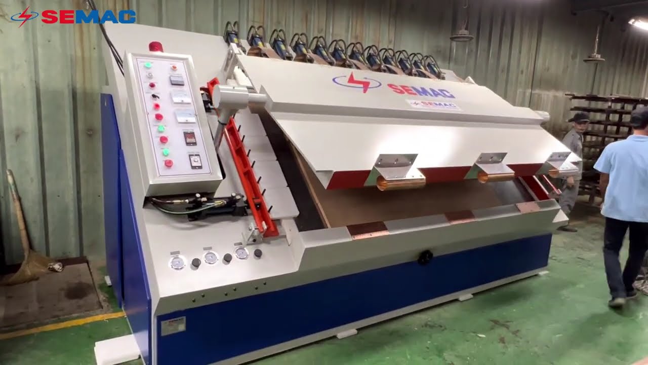 Máy Ghép Khung Cao Tần Kiểu Chữ A – Giải Pháp Ép Khung Tốc Độ Cao Cho Xưởng Gỗ