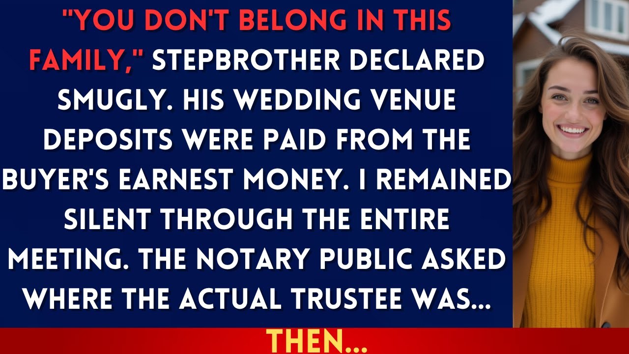 Stepbrother Sold 'The Family Beach House' For His Bride—Until The Notary Requested My Signature...