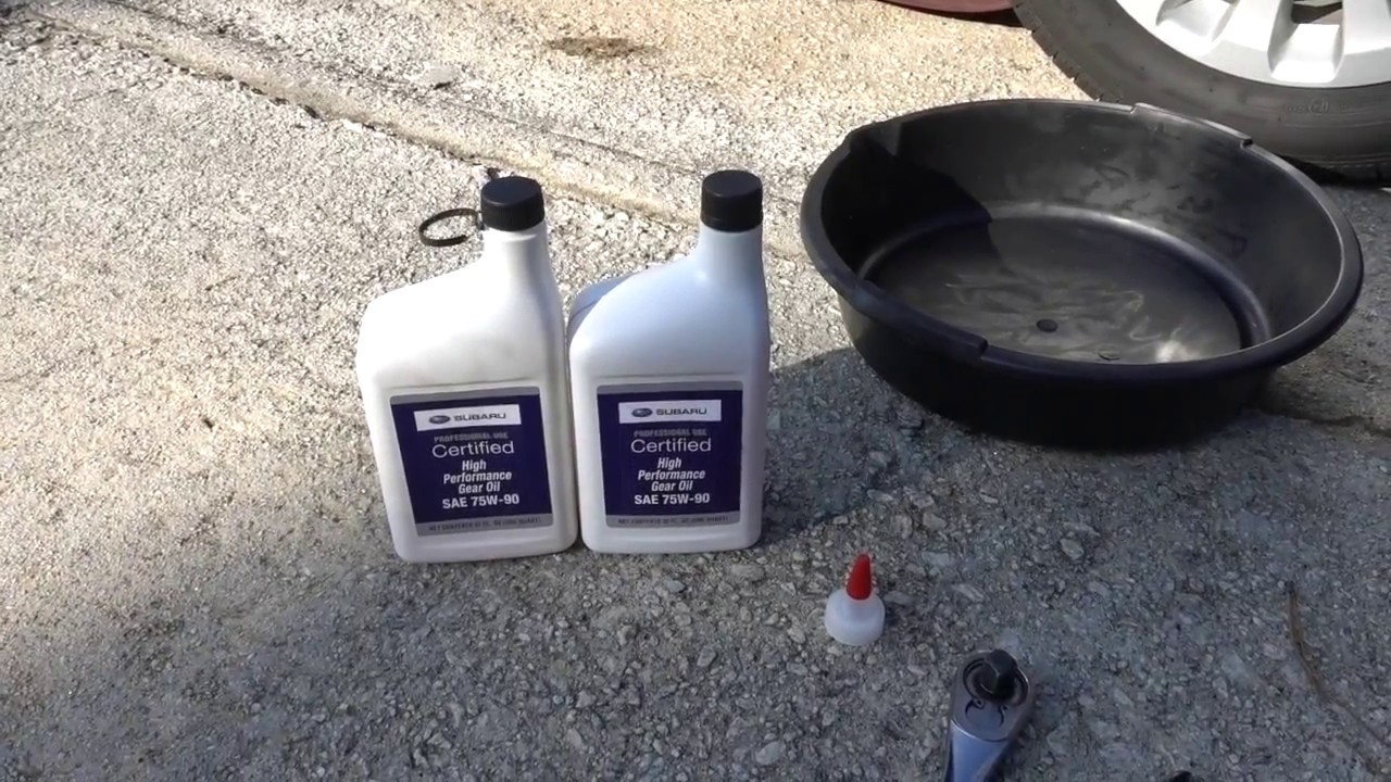 How To Replace Rear Differential Fluid: 2010 Subaru Impreza