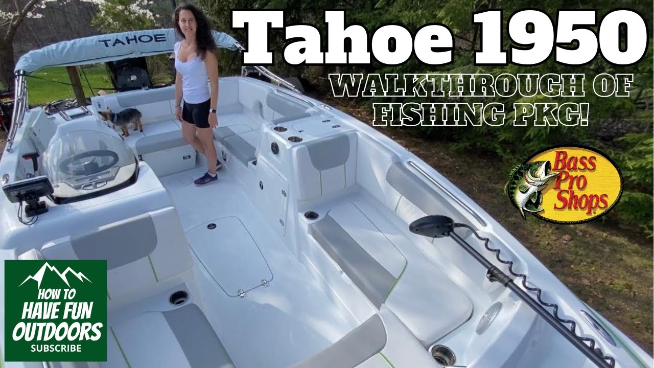 Best Deck Boat for Fishing? Tahoe 1950 Deck Boat with Fish Package Walkthrough Tour
