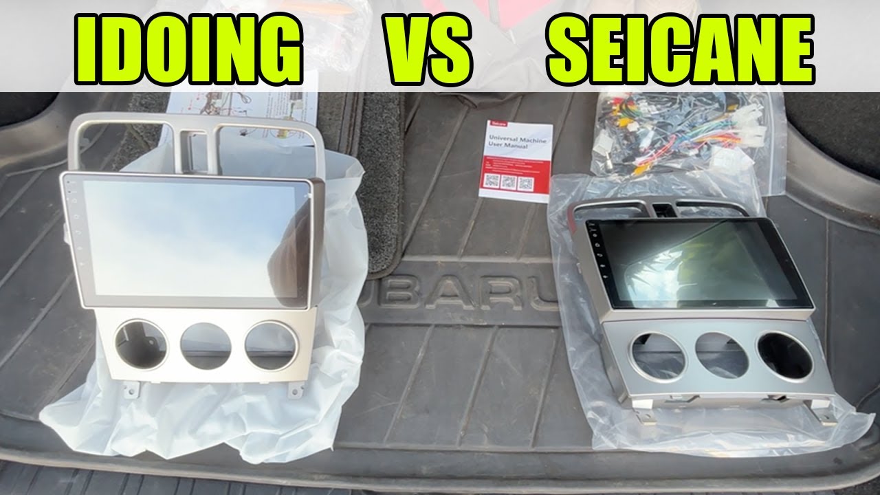 iDoing vs Seicane Headunit on 2006 Subaru Forester XT - Seicane Wins!