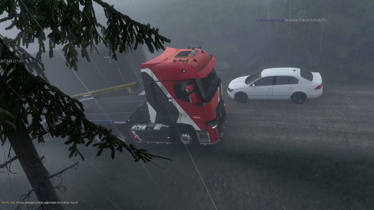 Bad drivers at Kirkenes [TruckersMP] [Promods] [Euro Truck Simulator 2]