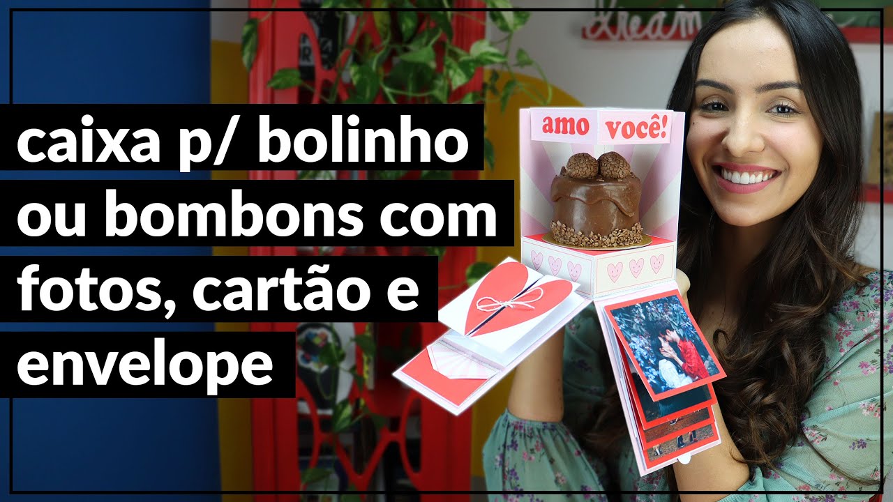 Caixa Scrap para Bolinho