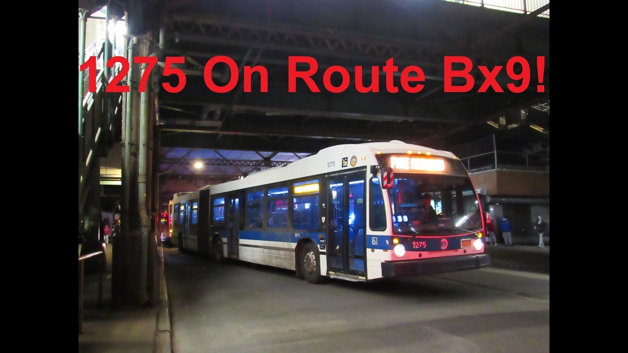 NeoplanDude | NYCT 2010 NovaBus LFS-A (Musical ZF) #1275 On Route Bx9, To West Farms!