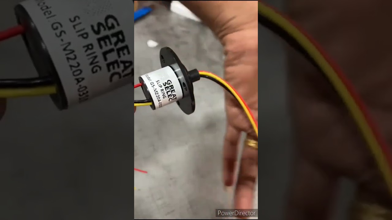 Slip Ring  3 wire 10A GS-M220A-0310 Greatselec @theindustrymart