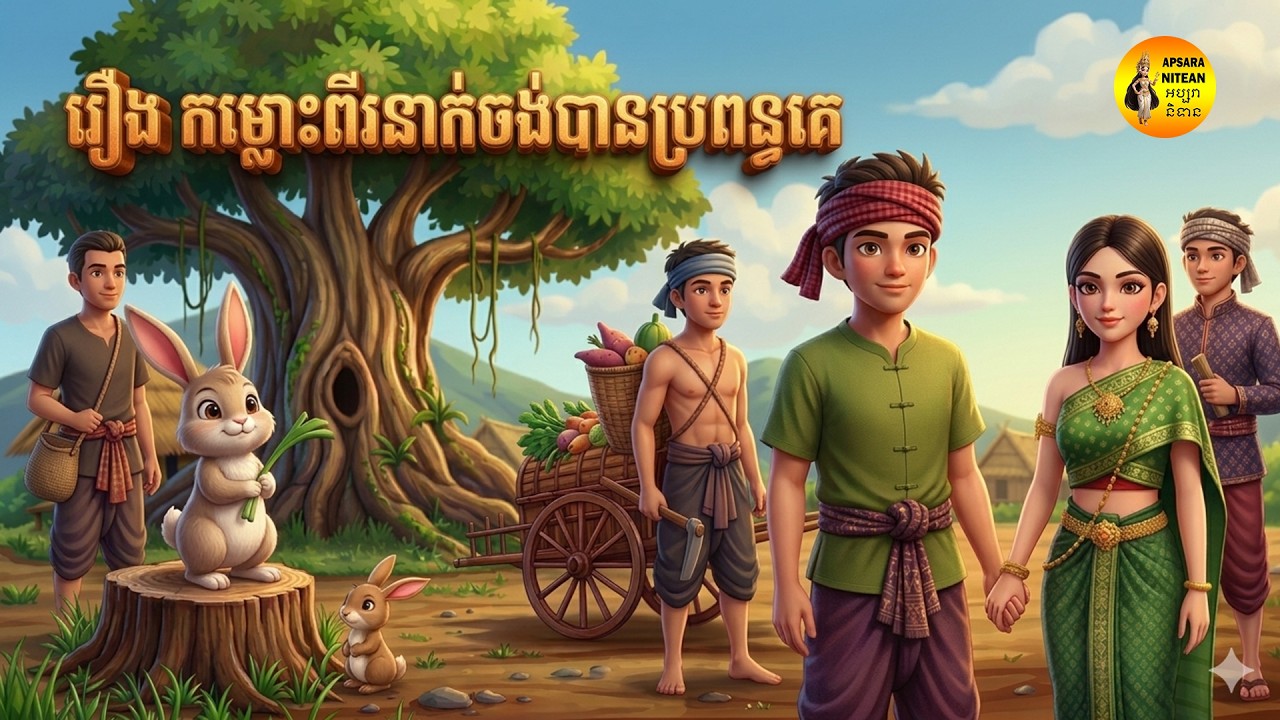 រឿង កម្លោះពីរនាក់ចង់បានប្រពន្ធគេ - Apsara Nitean | អប្សរានិទាន