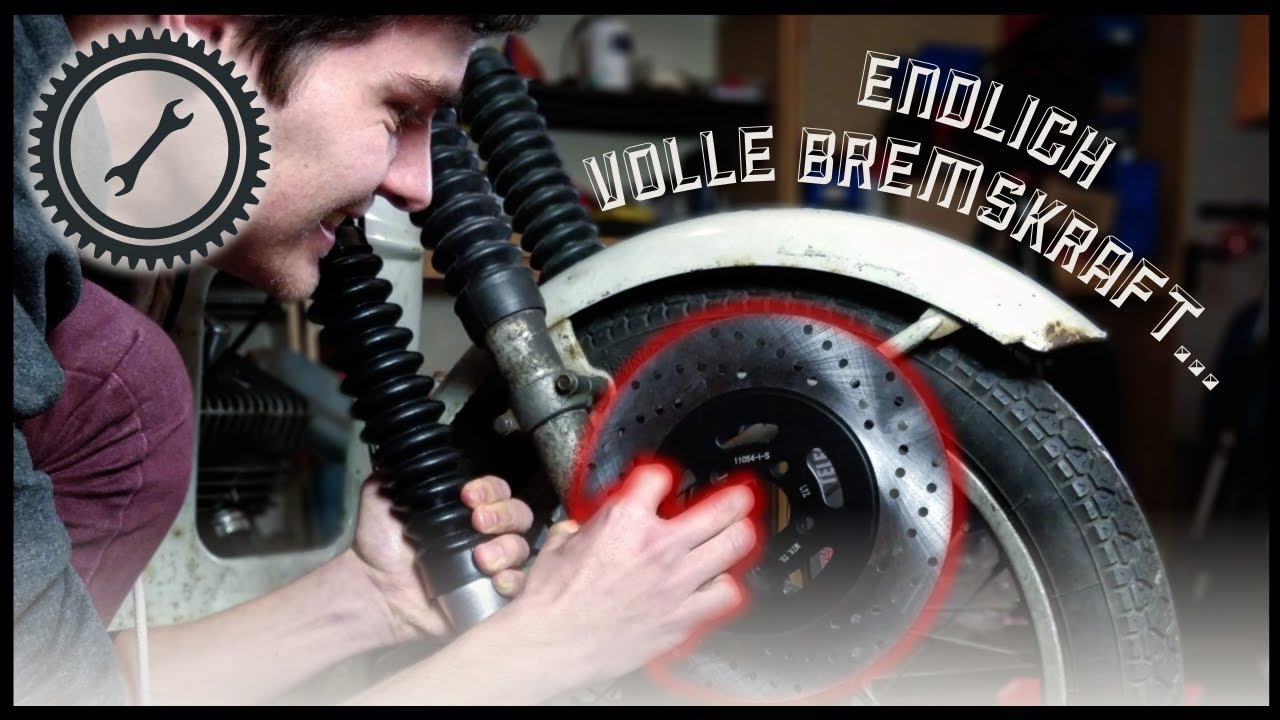 Simson Scheibenbremse Einbau S50 S51 S53 S70 - Anleitung Tutorial Schritt für Schritt