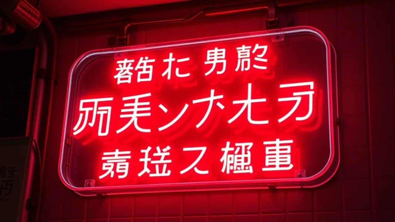 【実験】異世界のネオン街を撮影してきた