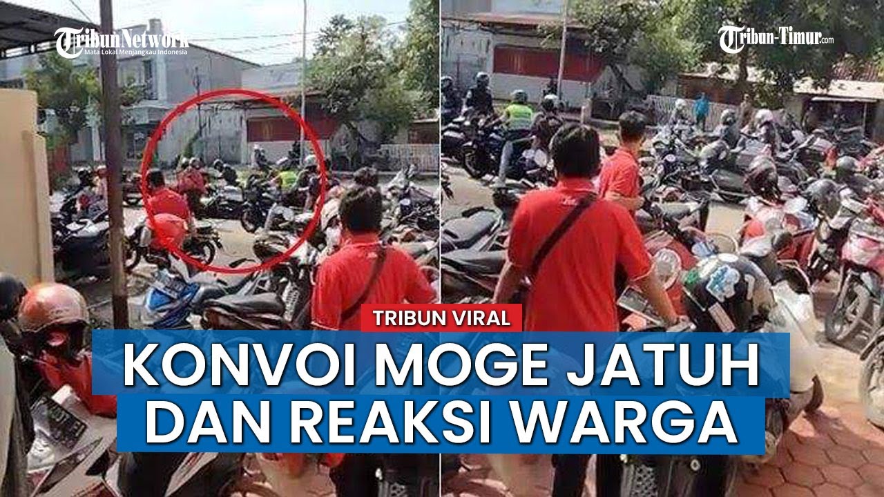 Rombongan Moge Kecelakaan, Reaksi Warga Malah Tak Terduga