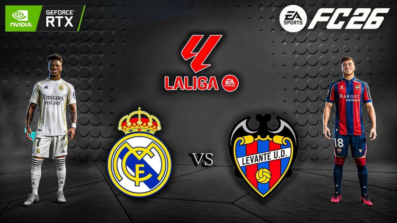 FC 26 - Real Madrid vs. Levante - La liga 25/26 Full Match  | PC ™ RTX 3060 12 GB