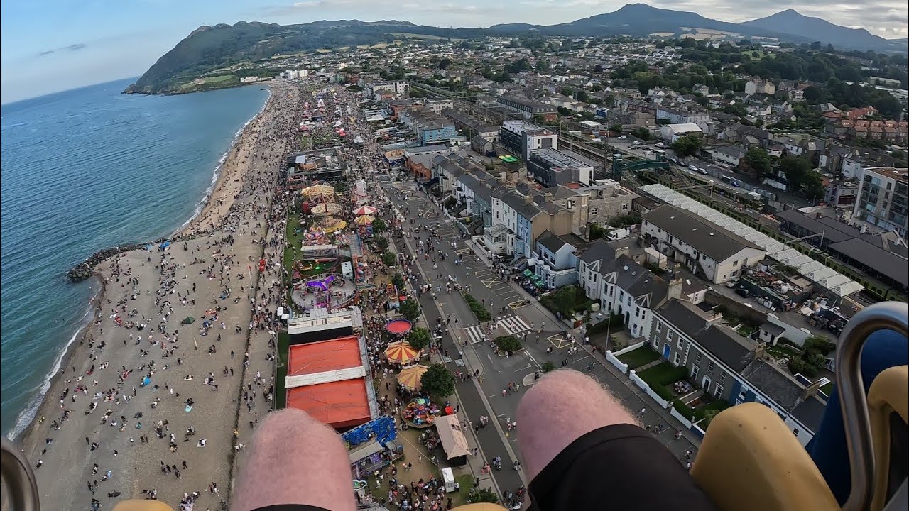Skyfall- (Tom Matthews) onride Bray Seafront Funfair August 2025