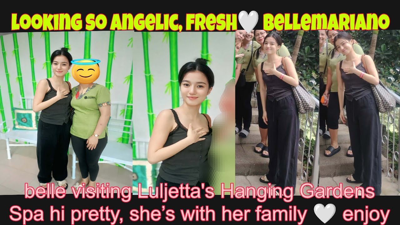 BELLE spotted sa Luljetta's Hanging Garden Spa|fresh at ganda ni BELLE😍iba kapag nasa Tamang tao na😱